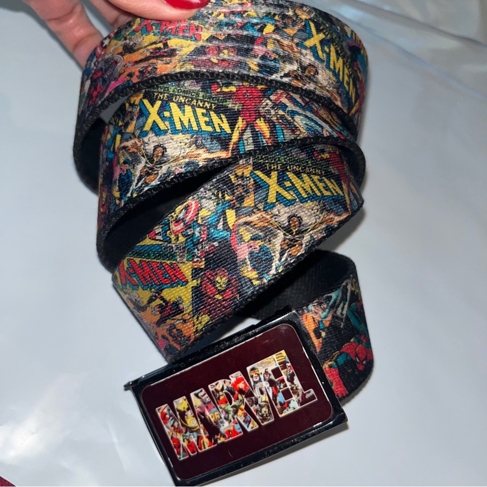 X-men marvel super hero Ratchet Belt Hulk Spider Man Thor Iron Man comics 45” L - Picture 10 of 15